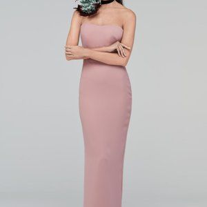 Watters Regan 3803 Strapless Sheath Dress - Morganite - size 12